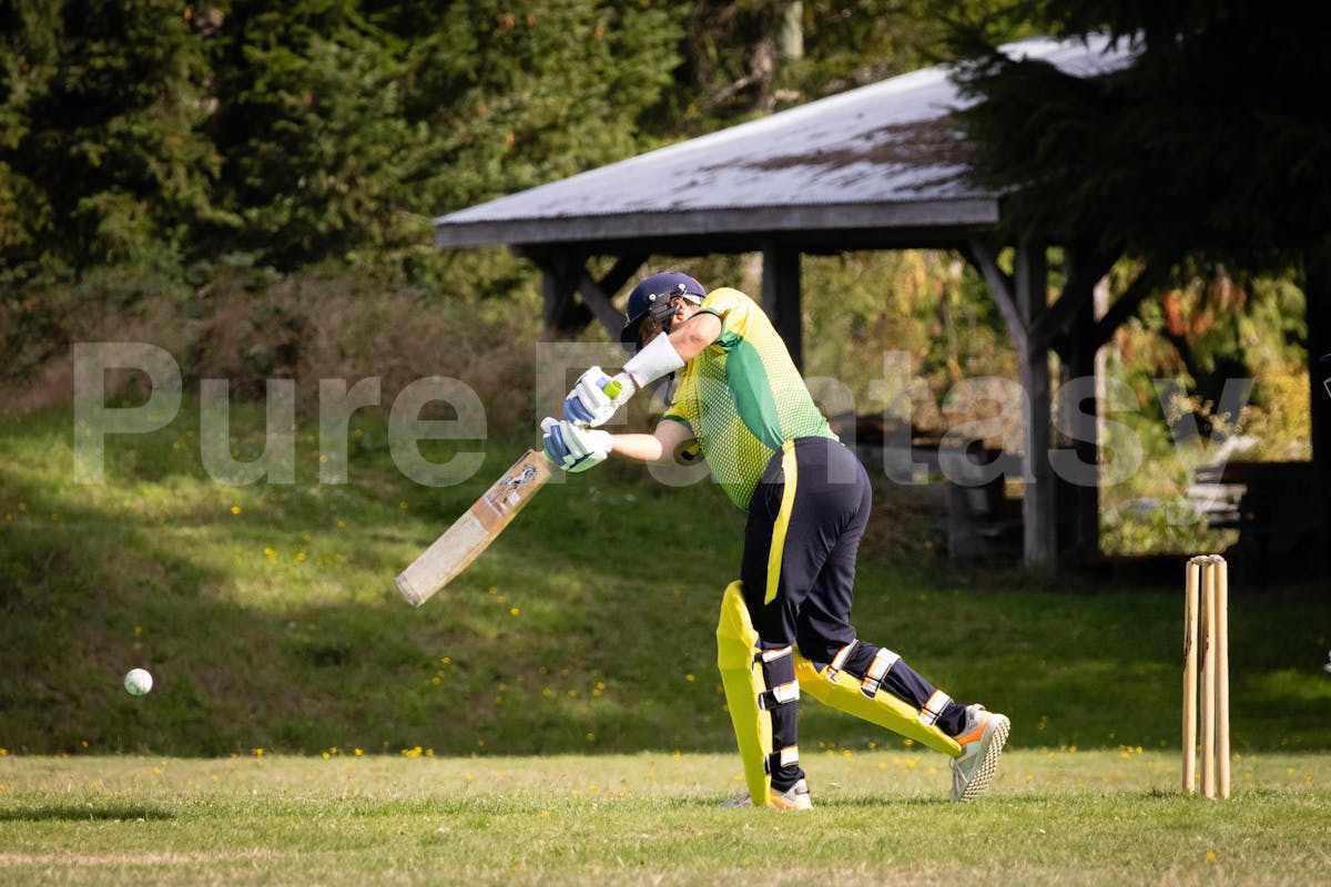 Focused Cricket Batsman